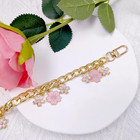 Purse Extender Chain Pearl Cherry Purse Chian Strap Replacement Short Chain Stra