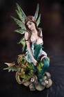 Fairy And Dragon Fantasy Figurine Winged Woodland Statue Collectible Decor