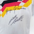 Germany Retro 1990 Home Shirt Signed Jurgen Klinsmann   Lothar Matthaus