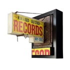 Record Store Retro Wall Light  Vintage Vinyl Record Shop Marquee Sign Home Decor