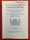 Antique American Furniture Antiques Irving Olds Collection 1964 Auction Catalog