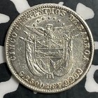 1904 Panama 5 Centesimos Lot e9679 Silver  Nice 