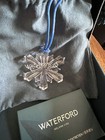 New Waterford Crystal Christmas Mini Snowflake Ornament  1072429-retail  79 99