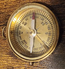 Vintage 2  - Antique Style Brass Directional Pocket Compass