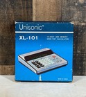 Vtg 1970s Unisonic Xl-101 Electronic Desktop Calculator Vfd Display W  Cover