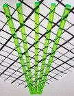 5 Pc 1 4    X 1 4  X 24    Inch Long Square Clear Green Acrylic Translucent Rod  25 