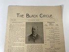 The Black Circle Antique 1887 Fitchburg Massachusetts Minstrel Program 1880   s