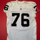 2010 Game Worn Robert Gallery Oakland Raiders Road Jersey Purch from J o  Sports