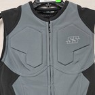 Speed   Strength Motorcycle Vest Gray black Womens Small  closeout Was  179 95 