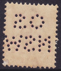 Nsw 1897-1903 1d Carmine Red Shield Os Nsw Perfin Mint muh   se2 
