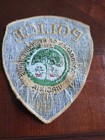 Va Newport News Virginia Police Shoulder Patch Tan Border