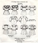  antique Clothing  French Sewing Uncut Pattern By Martha Pullen Book Supplement