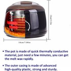 Professional Wax Warmer Heater Hair Removal Depilatory Waxing Kit  beans Sticks