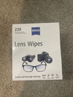 Zeiss Eyeglass   Screen Cleaning Wipes 220ct Bulk Pack - Individually Wrapped