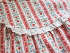 Hearts And Flowers Lanz Of Salzburg  Cotton Nightgown Made In Usa With Love M 
