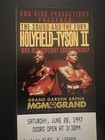 Evander Holyfield - Mike Tyson Ii Boxing Full Ticket  1997  Mgm Grand  Las Vegas
