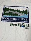 Sea World Amusement Park Dolphin Cove Single Stitch Tshirt Made In Usa Large