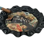 Soprano s Cigar Ashtray With Custom Cigar Band Collage - Handmade And Unique
