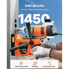 Uimoso Magnetic Drill 1450w 2810 Lbf Portable Mag Drill Press 1 6 In Diameter