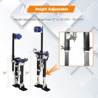 Drywall Stilts 15-23  inch Black Aluminum Tool Stilt For Painting Painter Taping