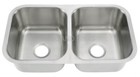 Undermount Double Bowl Stainless Steel Kitchen Sink 50 50