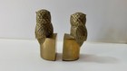 Vintage Mcm Brass Owls Bookends - Mcm Brass - Vintage Bookends