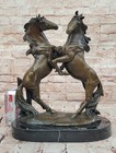 Large Hot Cast Horse Stallion Bronze Sculpture Art Deco Statue Figurine Gift Nr