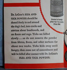 Vintage Dr Legear s Dog Flea Tick Lice Powder Pamphlet States Contains Ddt