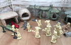1961 Marx Flintstones Play Set Original Bedrock Play Set 4672 Incomplete