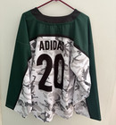 Adidas Hockey Practice Jersey  20 L xl Camo Green Grey