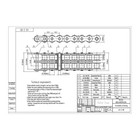  40-2 Duplex Double Strand Roller Chain X 10 Feet   2 Connecting Links
