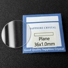 1 0mm-3 0mm Thick 17-44 5mm Flat Plane Sapphire Watch Crystal Round Watch Glass
