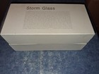 Storm Glass Weather Predictor   Wood Base Barometer Bottle   Home Office Decor 