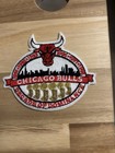 New Embroidered Chicago Bulls 6x Champions Decade Team Iron On Patch 3  X  2 5 