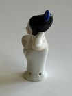 Vintage Antique Porcelain Half Doll Pin Cushion Topper Germany 3   