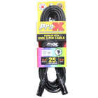 Pro X 25 Ft  Dmx Xlr3-m To Xlr3-f Premium Cable