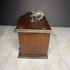 New   Vintage Mcm Rustic Wooden Bar Set 6 Coaster Trays   Caddy Japan
