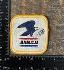 Vintage Postal Service Mail Eagle Logo Fully Embroidered Sew-on Patch 1970s