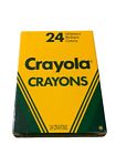 Vintage 1988 Crayola Crayons 24 Pack Complete Binney Smith Never Used Nos 80s