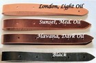 Usa Leather Saddle Latigo Cinch Straps Billets   3 _6 _8   Black_ Brown_ Natural
