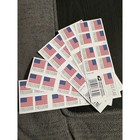 Usps 5 Booklets  100 Stamps In Total For Collection 2023 Usa Forever U s  Flag