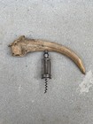 Antique Large Antler Handle Frame Corkscrew