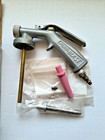 Air Compressor Inline Sandblaster  Port-a-blast Ceramic   Steel Nozzle Good Cond