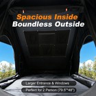 Naturnest Hardshell Roof Top Tent Polaris Plus Car Camping Tent W  Luggage Bars
