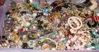 Unsorted Vintage Modern Jewelry Junk Craft Lot Pieces Parts Brooch Necklace   