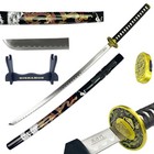 Bishamon 42 1 2  Samurai Sword Carbon Steel Blade W dragon Design On Scabbard 