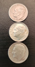Lot Of 3 - 1953 D Roosevelt Silver Dimes