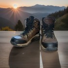 Eddie Bauer Leather Size 9 Brown   Black