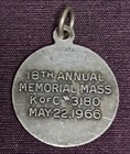 Antaya Knights Of Columbus Memorial Mass St  Christopher Protect Us Medal 1966