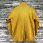 Vintage Peacock Sand Knitwear Cardigan Mens 44 Yellow Varsity Football 50s